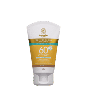 Protetor Solar Facial Australian Gold FPS 60 Cor 03 40g