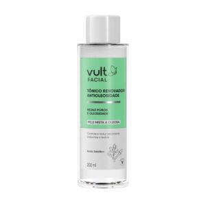 Vult Facial - Tônico Renovador Antioleosidade Facial 200ml
