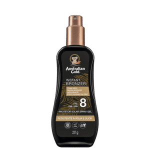 Protetor Solar Corporal FPS 8 Australian Gold - Instant Bronzer Spray Gel 237ml