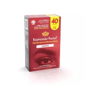 Henna Para Sobrancelha Expressão Facial Marrom 2,5g