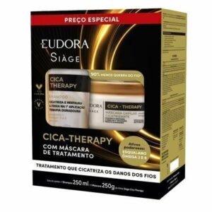 Kit Eudora Siàge Cica-Therapy Shampoo 250ml + Máscara Capilar Cicatrizante 250g Kit
