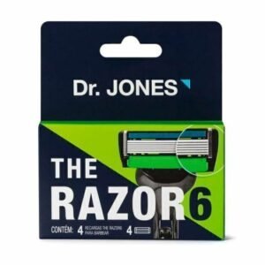 Dr Jones Recarga de Aparelho para Barbear Razor 6