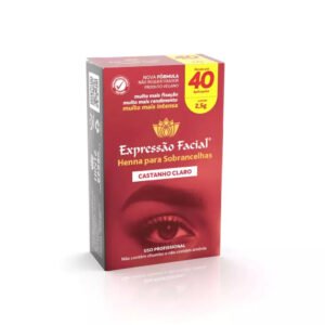 Expressão Facial Henna de Sobrancelha - Castanho Claro 2,5g