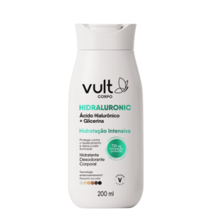 Vult Corpo Hidraluronic Hidratação Intensiva - Hidratante Desodorante Corporal 200ml