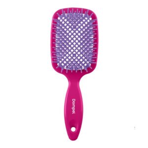 Escova Retangular Favo Dompel  4033 Rosa Escuro