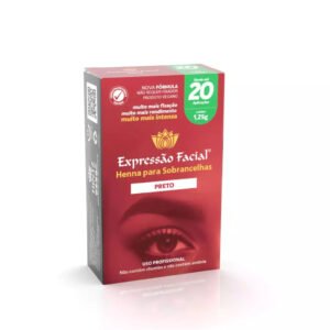 Henna para Sobrancelha Expressão Facial Pocket Preto 1,25g