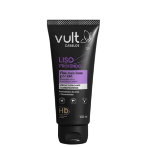 Vult Cabelos Liso Profundo - Creme Defrizante Termoprotetor 100ml