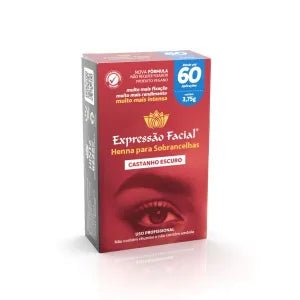 Expressão Facial Henna de Sobrancelhas - Castanho Escuro 3,75g