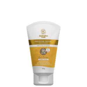 Protetor solar Facial Gel Creme Australian Gold FPS70 50g