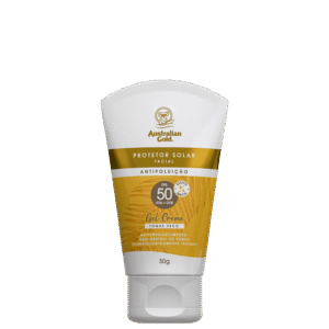 Protetor Solar Facial Australian Gold Antipoluição FPS50 50g