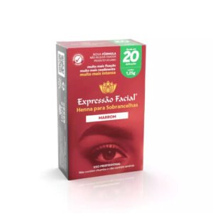 Henna Para Sobrancelha Expressão Facial Pocket Marrom 1,25g