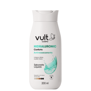 Vult Corpo Hidraluronic Conforto Antirressecamento - Sabonete Líquido 200ml