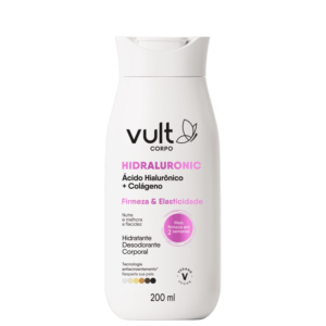 Vult Corpo Hidraluronic Firmeza & Elasticidade - Hidratante Desodorante Corporal 200ml