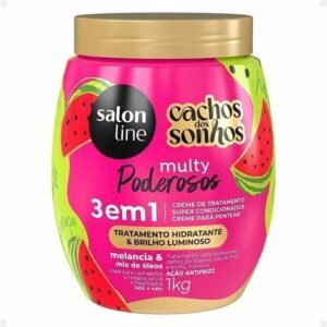 Salon Line Multy Poderosos Cachos dos Sonhos Melancia e Mix de Óleos - Creme de Tratamento 1Kg