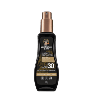 Protetor Solar Corporal FPS 30 Australian Gold - Instant Bronzer Spray Gel 125ml