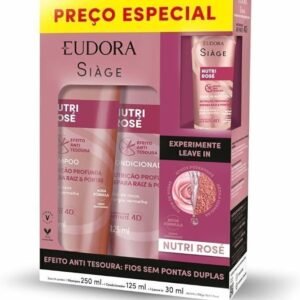 Eudora  Siàge Nutri Rosé Kit Shampoo 250ml+Condicionador 125ml+Leave-in 30ml