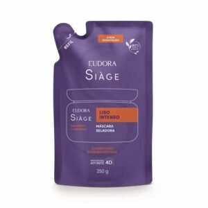 Eudora Siàge Refil Máscara Capilar Siàge Liso Intenso 250g