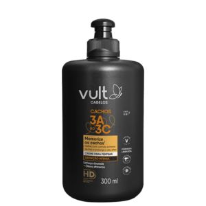 Vult Cabelos Cachos 3A ao 3C Definição Intensa - Creme para Pentear