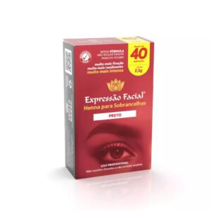 Henna Expressão Facial Preto 2,5G