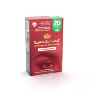 Expressão Facial Henna Para Sobrancelha Pocket - Castanho Claro 1,25g