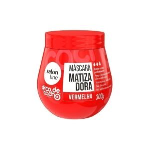 Máscara de Hidratação Matizadora Vermelha #todecacho Salon Line 500g