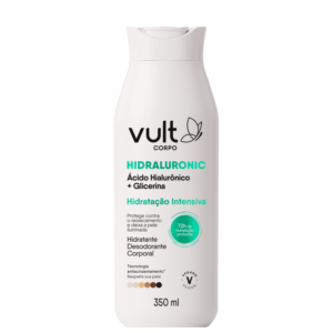 Vult Corpo Hidraluronic Hidratação Intensiva - Hidratante Desodorante Corporal 350ml