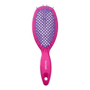 Escova De Cabelo Dompel Fava Oval 4031 Rosa Escuro