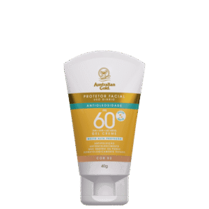 Protetor Solar Facial Australian Gold FPS 60 com Cor 02 - 40g