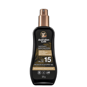 Protetor Solar Corporal FPS 15 Australian Gold - Instant Bronzer Spray Gel 237ml